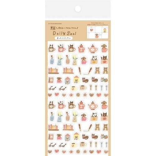*Furukawa - Sticker Sheet - Brown Relaxing