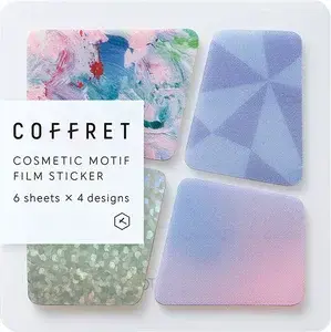 *Hitotoki - Coffret - Off Square - PET Stickers - Lilac Pink