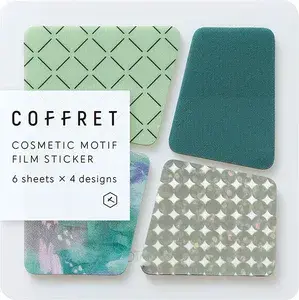 *Hitotoki - Coffret - Off Square - PET Stickers - Peacock Green