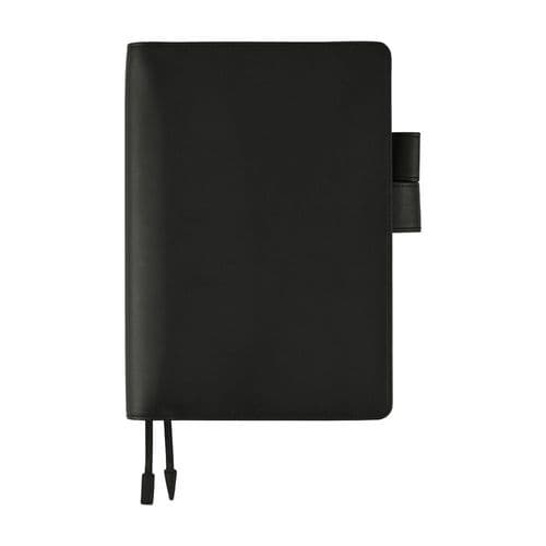 *Hobonichi Techo - A5 Cousin Cover - Leather: TS Basic - Black