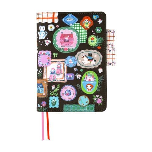 *Hobonichi Techo - A6 Original Cover - Yumi Kitagishi: White Cat Table Decorations