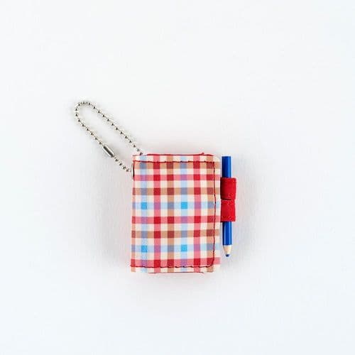 *Hobonichi Techo - Mini Keychain - Bright Plaid