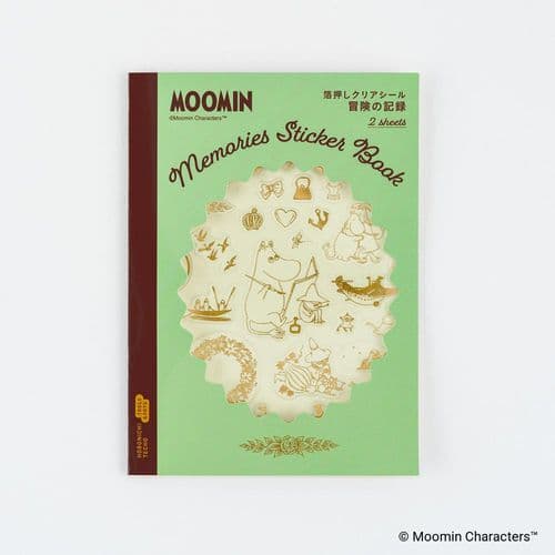 *Hobonichi Techo - Moomin: Foil Stamped Clear Stickers (Adventure Log)