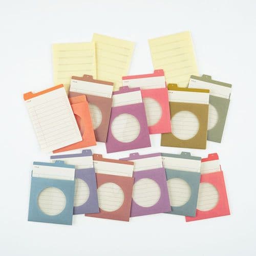 *Hobonichi Techo - TSUKI no IRO: 12 Month Index Pockets