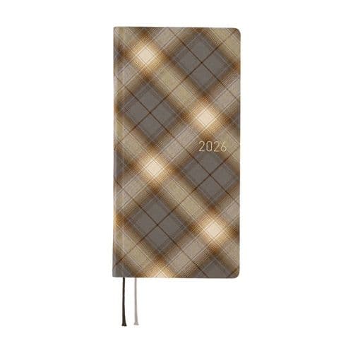 **Hobonichi Techo - Weeks: JP Version - April Start - Shirt Fabric: Foggy Plaid