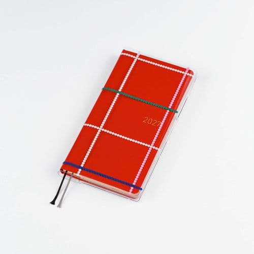 *Hobonichi Techo - Yoshie Watanabe: Cover on Cover for Weeks (Dotted Plaid)