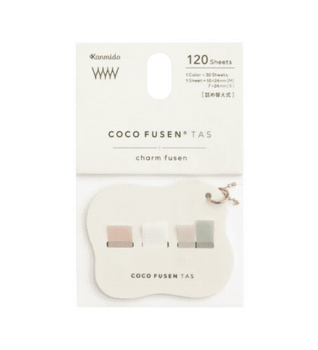 *Kanmido - Tas - Charm Fusen - Hana Beige