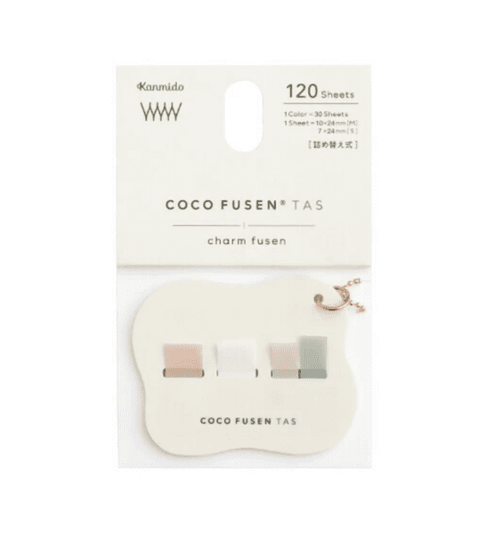 *Kanmido - Tas - Charm Fusen - Hana Beige