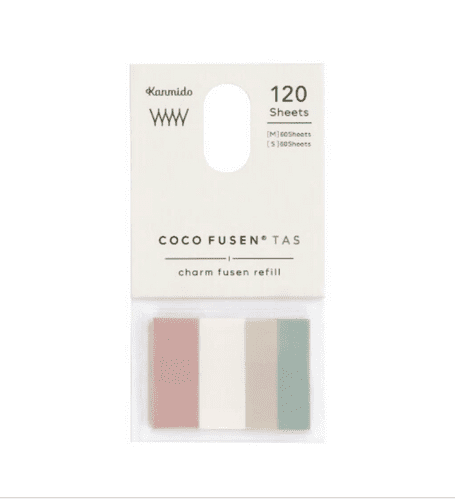 *Kanmido - Tas - Charm Fusen Refill - Beige