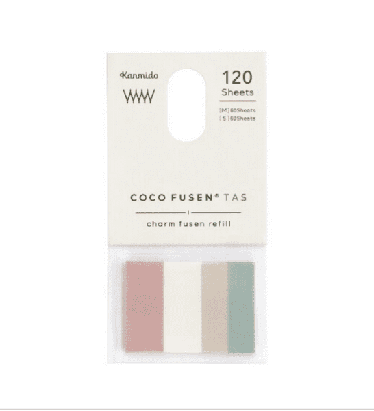 *Kanmido - Tas - Charm Fusen Refill - Beige