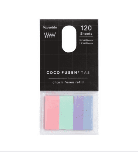 *Kanmido - Tas - Charm Fusen Refill - Black