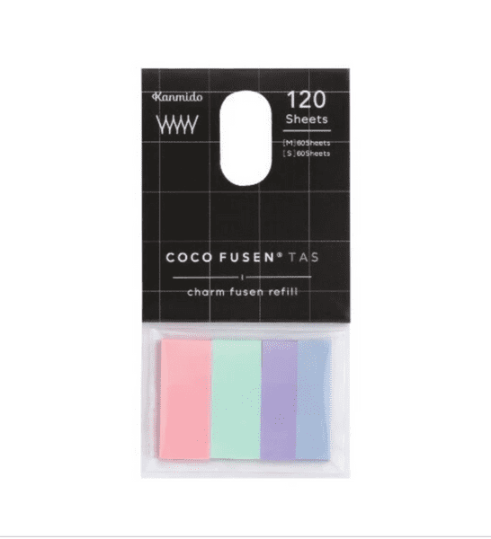 *Kanmido - Tas - Charm Fusen Refill - Black