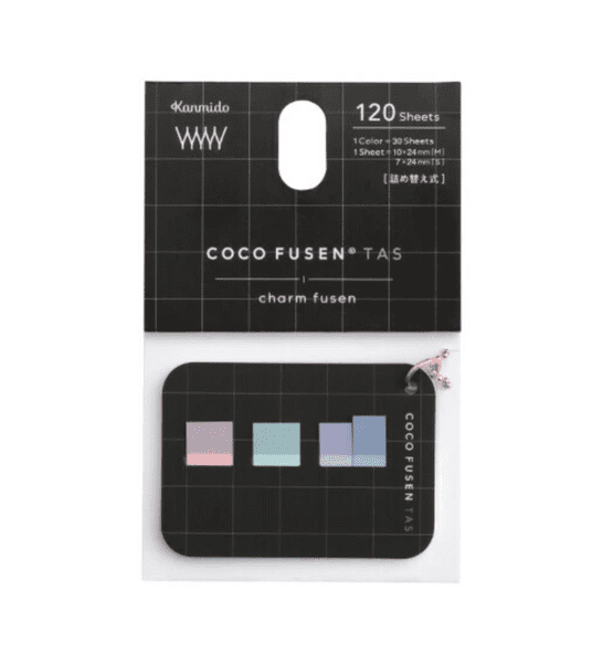 *Kanmido - Tas - Charm Fusen - Square Black
