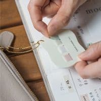 *Kanmido - Tas - Charm Fusen - Square Gingham
