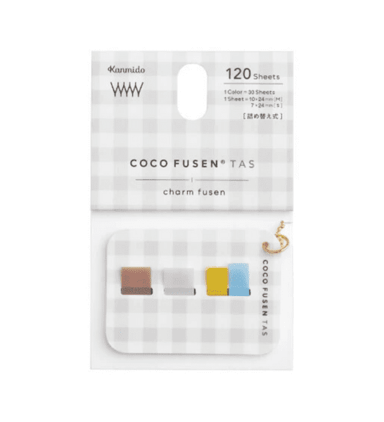 *Kanmido - Tas - Charm Fusen - Square Gingham