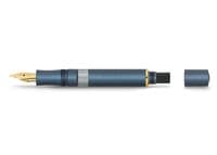 **Kaweco - Al Sport Fountain Pen - Piston Filler Navy Set