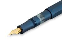 **Kaweco - Al Sport Fountain Pen - Piston Filler Navy Set