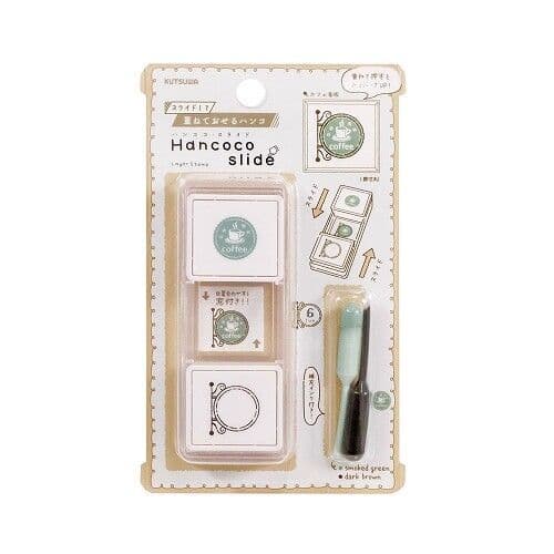 **Kutsuwa - Hancoco Slide - Layering Stamp Set - Cafe Signage