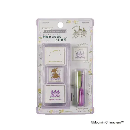 **Kutsuwa - Hancoco Slide - Layering Stamp Set - Moomin - Kyodai
