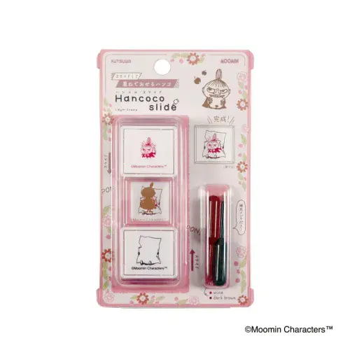 **Kutsuwa - Hancoco Slide - Layering Stamp Set - Moomin - Little Mii