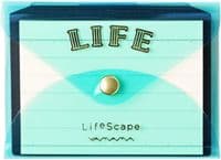 *Life x Yamama - Lifescape Collection - Clear Cover & Sticky Notes Set - Blue