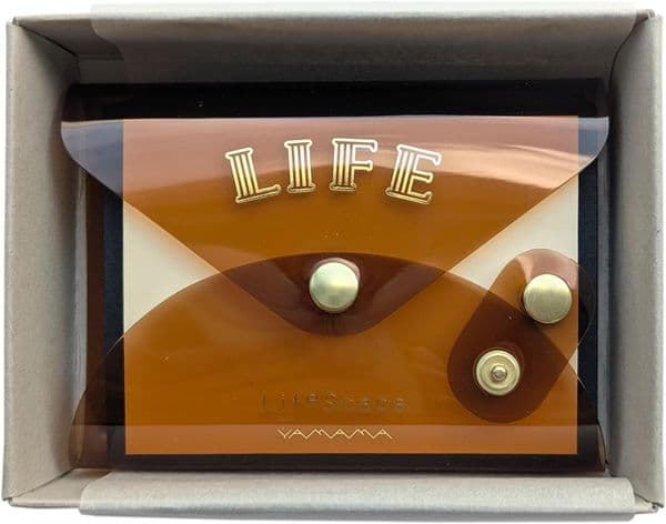*Life x Yamama - Lifescape Collection - Clear Cover & Sticky Notes Set - Brown