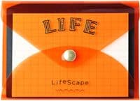 *Life x Yamama - Lifescape Collection - Clear Cover & Sticky Notes Set - Orange