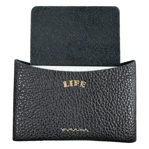 *Life x Yamama - Lifescape Collection - Pocket - Leather Black