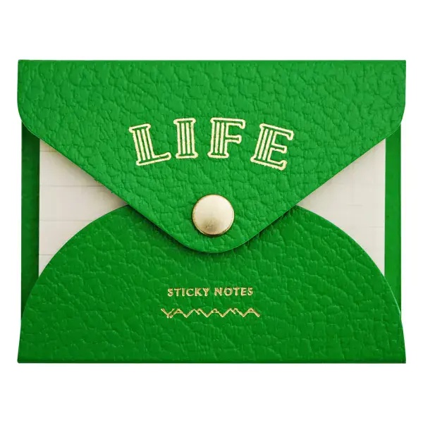 *Life x Yamama - Lifescape Collection - Sticky Notes Border Ruled+Grid - Green