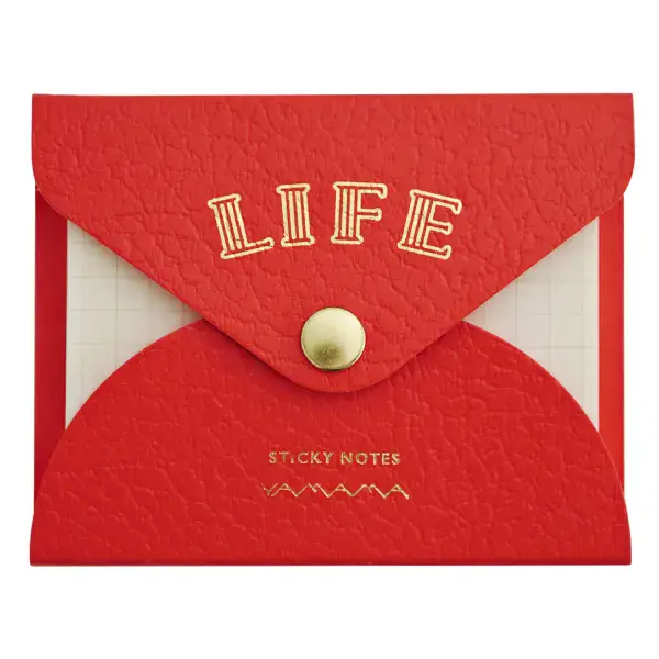 *Life x Yamama - Lifescape Collection - Sticky Notes Grid - Red/Orange