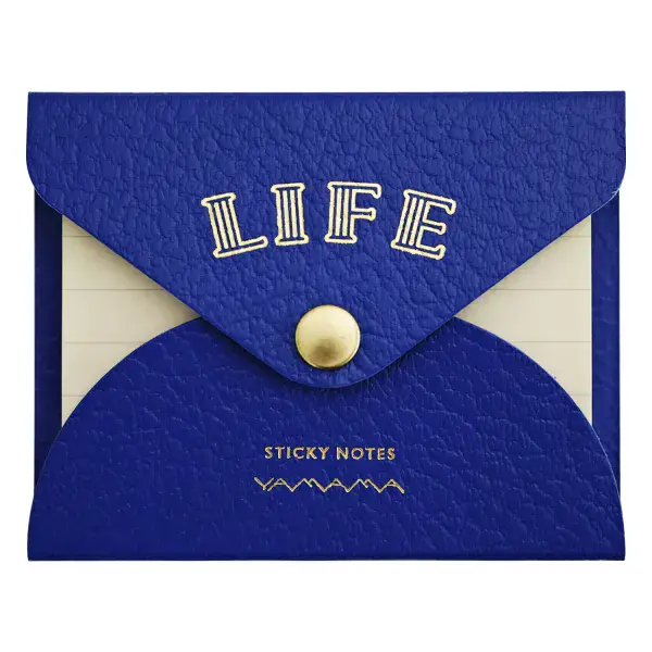 *Life x Yamama - Lifescape Collection - Sticky Notes Lined - Blue