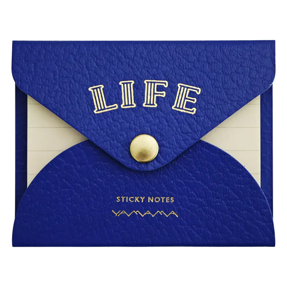 *Life x Yamama - Lifescape Collection - Sticky Notes Lined - Blue