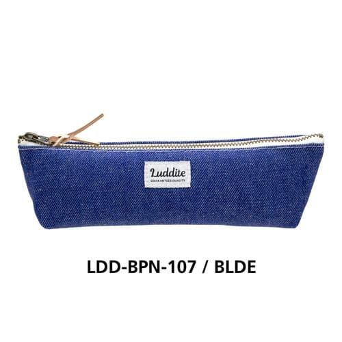 **Luddite - Boat Pencil Case - Blue Denim