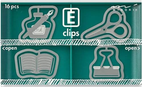 *Midori - Etching Clips - Stationery