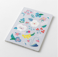 *Midori - Yuru Log 2 - Notebook (B6) - Floral