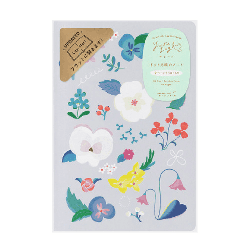 *Midori - Yuru Log 2 - Notebook (B6) - Floral