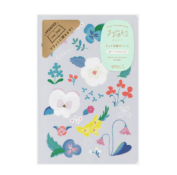 *Midori - Yuru Log 2 - Notebook (B6) - Floral