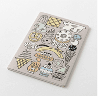 *Midori - Yuru Log 2 - Notebook (B6) - Sweets & Animals