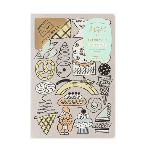 *Midori - Yuru Log 2 - Notebook (B6) - Sweets & Animals