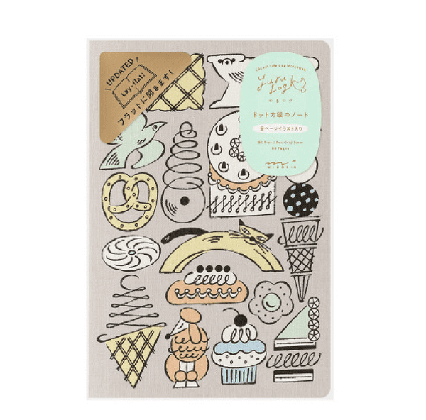 *Midori - Yuru Log 2 - Notebook (B6) - Sweets & Animals