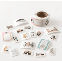 *Midori - Yuru Log 2 - Roll Stickers - Animal Emotions