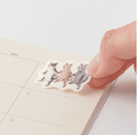 *Midori - Yuru Log 2 - Roll Stickers - Animal Emotions