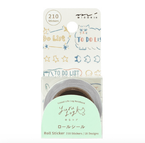 *Midori - Yuru Log 2 - Roll Stickers - List