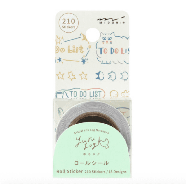 *Midori - Yuru Log 2 - Roll Stickers - List