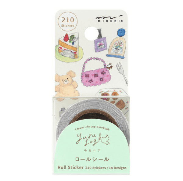 *Midori - Yuru Log 2 - Roll Stickers - Motifs