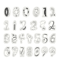 *Midori - Yuru Log 2 - Roll Stickers - Numbers