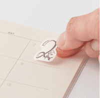 *Midori - Yuru Log 2 - Roll Stickers - Numbers
