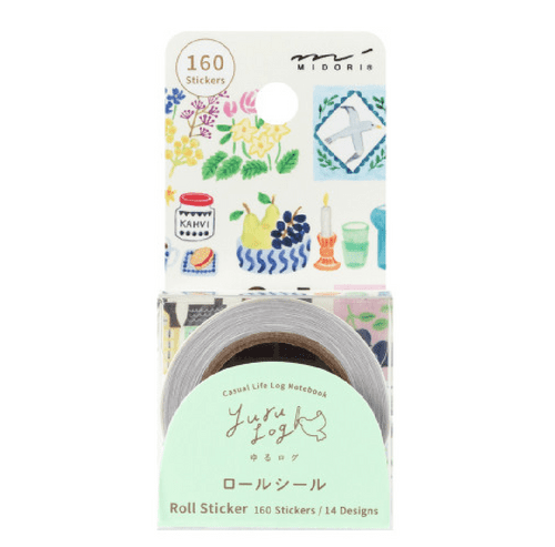 *Midori - Yuru Log 2 - Roll Stickers - Stamps