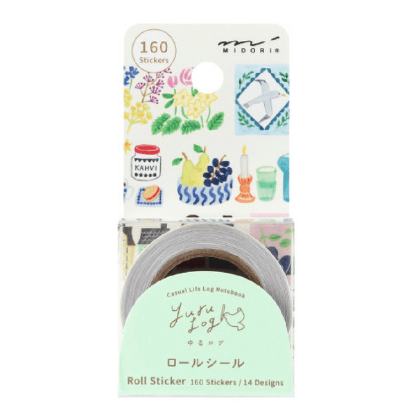 *Midori - Yuru Log 2 - Roll Stickers - Stamps