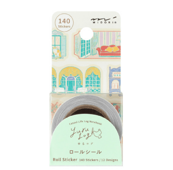 *Midori - Yuru Log 2 - Roll Stickers - Window Views